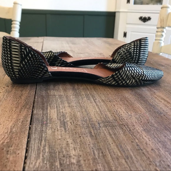 Jeffery Campbell Pointed Toe d’Orsay Flats - Picture 6 of 8